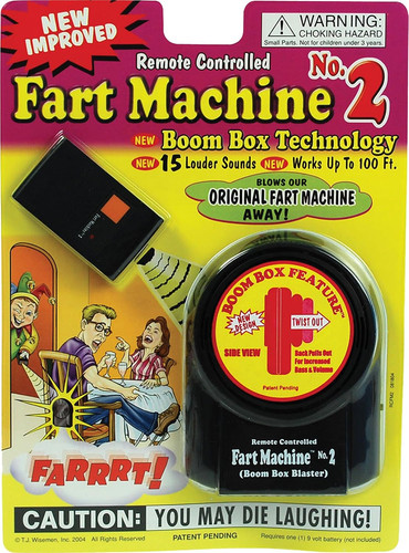 Remote controlled fart machine - controlled,
