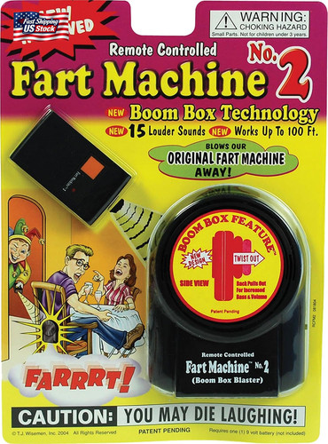 Remote controlled fart machine - remote,