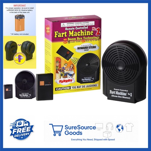 Remote fart machine with boom - with,