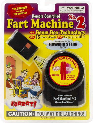Remote controlled fart machine - remote,